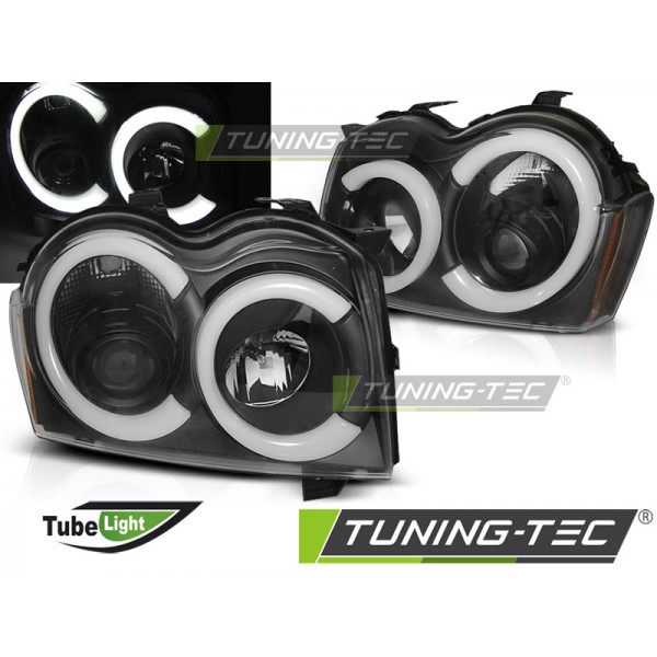 Оптика альтернативная передняя Tuning-Tec CCFL Jeep Grand Cherokee III WK (2005-2008)