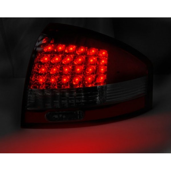 AUDI A6 97-04 красно-белая LED