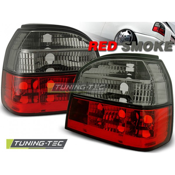 VW GOLF 3 09.91-08.97 красная тонированная