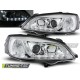 OPEL ASTRA G 09.97-02.04 Оптика альтернативная передняя Daylight c дхо хром