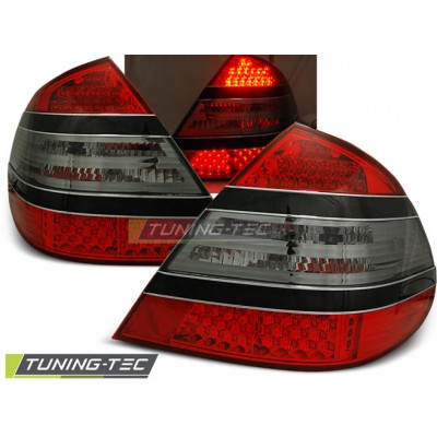 MERCEDES W211 E-KLASA 03.02-04.06 красная тонированная LED