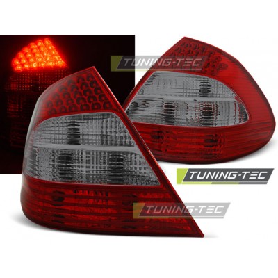 MERCEDES W211 E-KLASA 03.02-04.06 красная тонированная LED