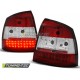 OPEL ASTRA G 09.97-02.04 красно-белая LED