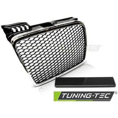 Решетка радиатора AUDI A4 (B7) RS-TYPE 11.04-03.08 хром