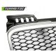Решетка радиатора AUDI A4 (B7) RS-TYPE 11.04-03.08 матововая SILVER