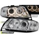 AUDI A6 05.97-06.01 Оптика альтернативная передняя ангельские глазки хром
