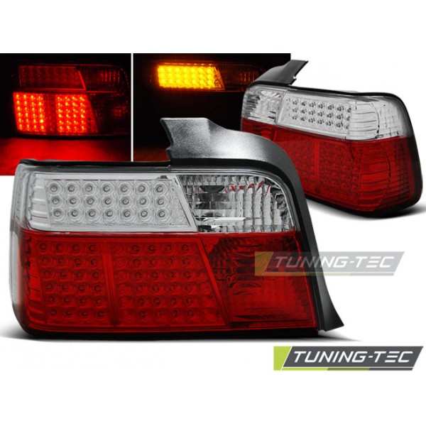 BMW E36 12.90-08.99 SEDAN красно-белая LED