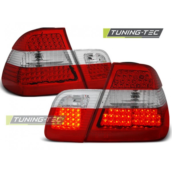 BMW E46 09.01-03.05 SEDAN красно-белая LED