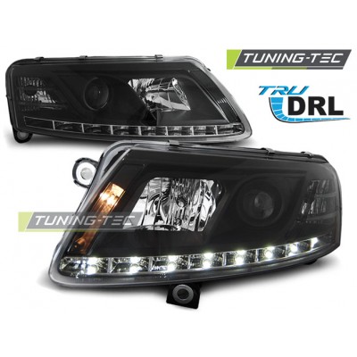 AUDI A6 C6 04.04-08 DRU DRL черная H7