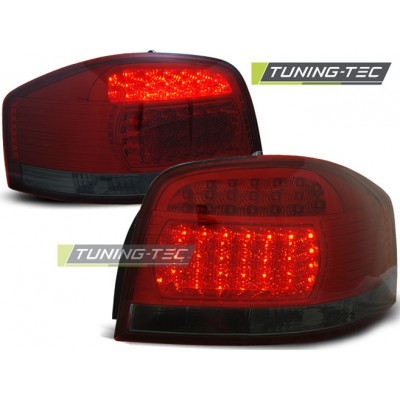AUDI A3 05.03-08 красная тонированная LED