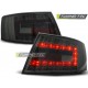 Фонари LED тюнинг вместо штатных светоиодных фонарей Audi A6 C6 (2004-2008) тонированные