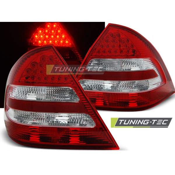 MERCEDES C-KLASA W203 SEDAN 04-07 красно-белая LED