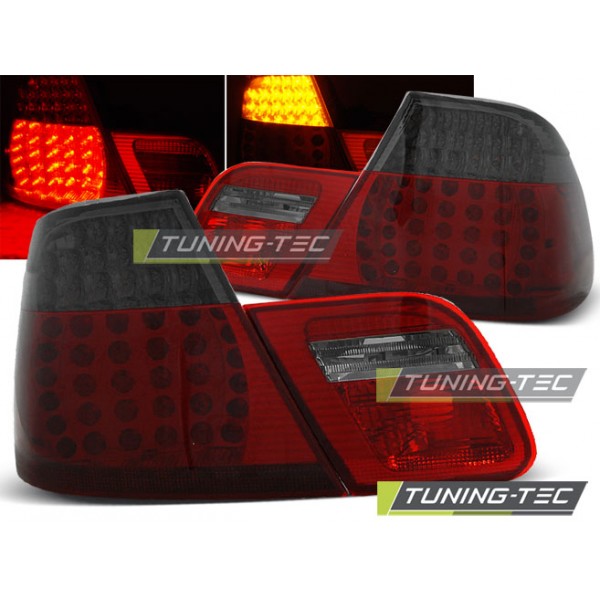 BMW E46 04.99-03.03 Coupe красная тонированная LED