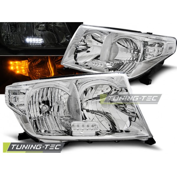 TOYOTA LAND CRUISER FJ200 07-12 хром LED