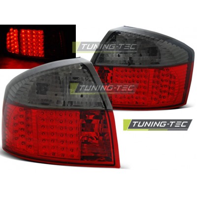 AUDI A4 10.00-10.04 красная тонированная LED