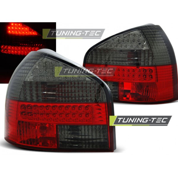 AUDI A3 08.96-08.00 красная тонированная LED