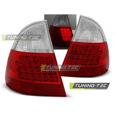 BMW E46 99-05 красно-белая LED