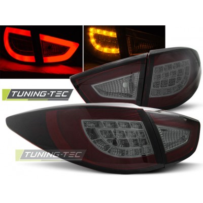 Фонари LED тюнинг Hyundai ix35 (2010-2013) красно-тонированные