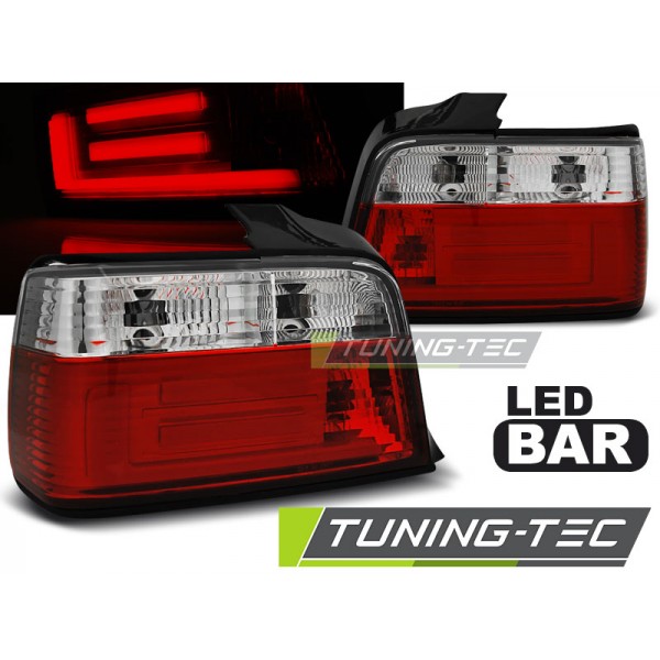 BMW E36 12.90-08.99 SEDAN красно-белая BAR LED