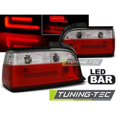 BMW E36 12.90-08.99 C/C красно-белая BAR LED