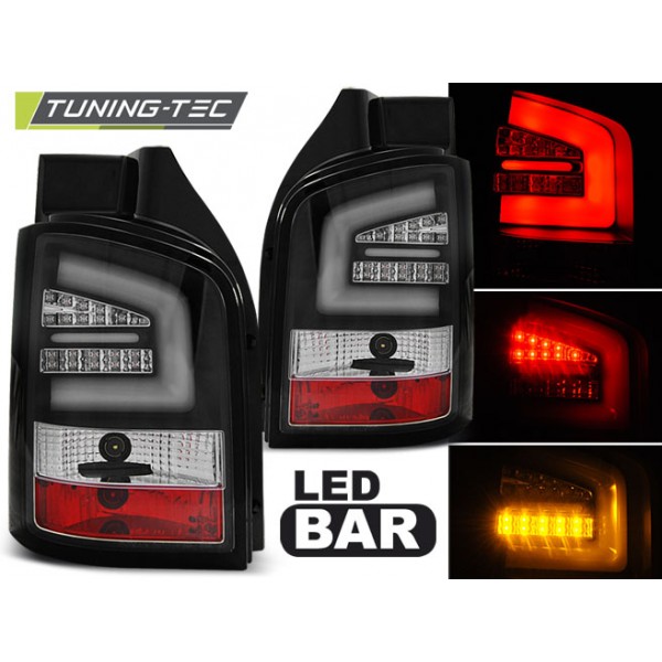 Фонари LED Bar тюнинг Volkswagen T5 (2010-2015) черные