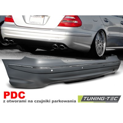 MERCEDES W211 06-09 SEDAN Бампер Tuning-Tec E63 STYLE под парктроники