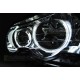 BMW E46 04.99-03.03 Coupe Cabrio Оптика альтернативная передняя ангельские глазки хром CCFL