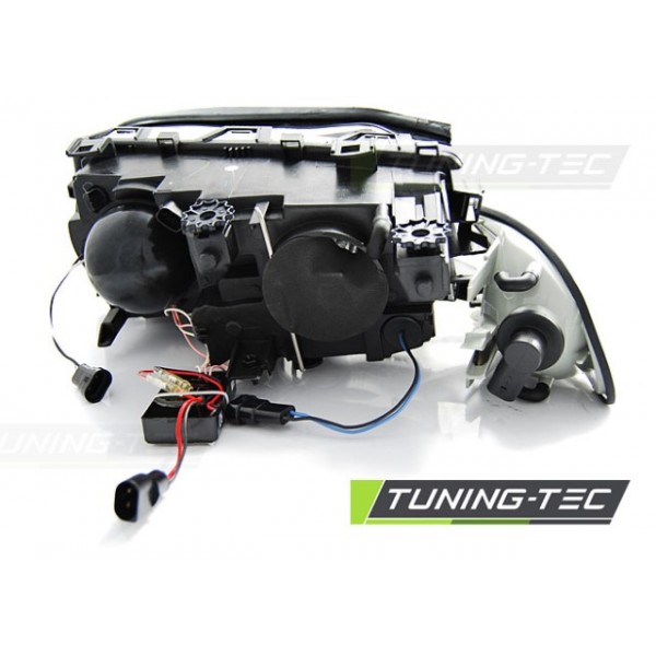 BMW E46 04.99-03.03 Coupe Cabrio Оптика альтернативная передняя ангельские глазки хром CCFL