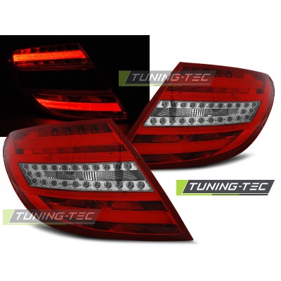 Фонари тюнинг Tuning-Tec LED Bar Mercedes W204 C-klasse (2007-2010) красно-белые