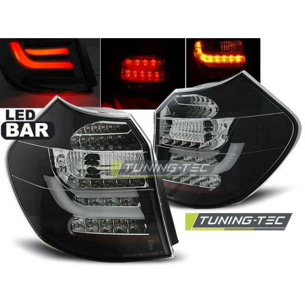 Фонари LED Bar тюнинг BMW e87/e81 LCI 1 серия (2007-2011) черные
