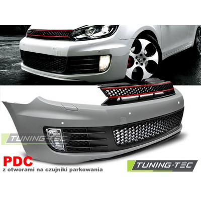 бампер PRZEDNI VW GOLF 6 GTI STYLE под парктроники