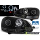 VW GOLF 5 10.03-09 Оптика альтернативная передняя ангельские глазки CCFL черная