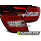 Фонари светодиодные тюнинг Mercedes W204 C-klasse универсал (2007-2010) красно-белые