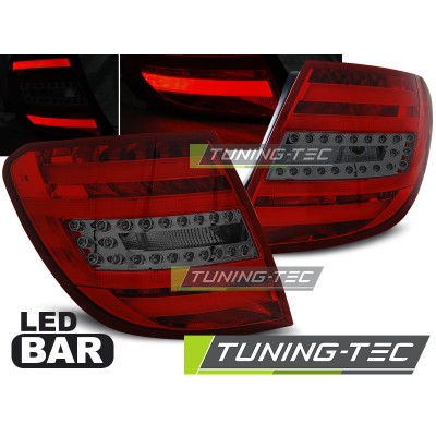 MERCEDES C-KLASA W204 KOMBI 07-10 красная тонированная LED BAR
