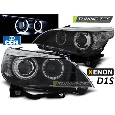 BMW E60/E61 05-07 CCFL HID D1S DUAL PROJECTOR черная