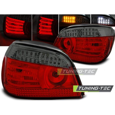 BMW E60 07.03-07 красная тонированная LED