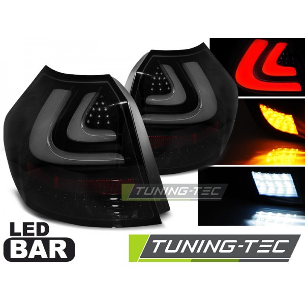 BMW E87/E81 04-08.07 тонированная черная LED BAR
