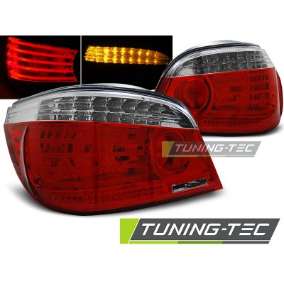 BMW E60 07.03-07 красно-белая LED