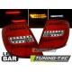 Фонари LED Bar тюнинг Mercedes W204 C-klasse универсал (2007-2010) красно-белые