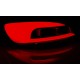 Фонари LED Bar тюнинг Volkswagen Scirocco III (2008-2014) красно-тонированные