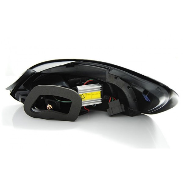 Фонари LED Bar тюнинг Volkswagen Scirocco III (2008-2014) красно-тонированные