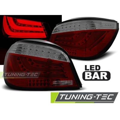 BMW E60 03.07-12.09 красная тонированная LED BAR