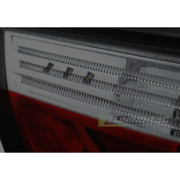 BMW E60 03.07-12.09 красная тонированная LED BAR