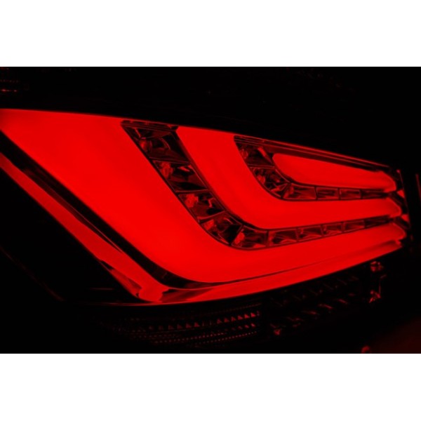 BMW E60 03.07-12.09 красная тонированная LED BAR