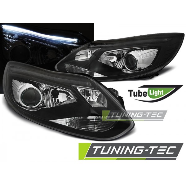 FORD FOCUS MK3 11-10.14 TUBE LIGHTS черная