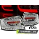 Оптика альтернативная задняя LED взамен штатных светодиодных Audi A6 C6 (2004-2008) хром