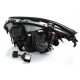 BMW E60/E61 03-07 LED Оптика альтернативная передняя ангельские глазки H7/H7 черная