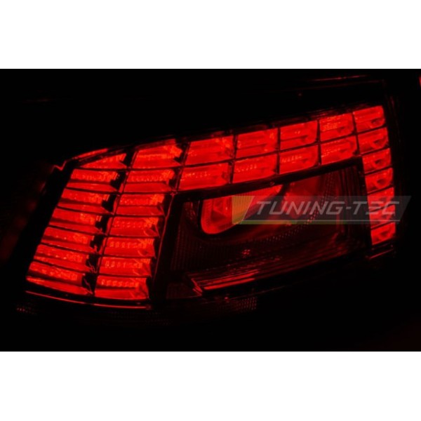 Оптика альтернативная задняя LED Volkswagen Passat B7 седан (2010-2014) красно-белая