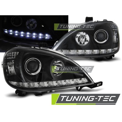 MERCEDES W163 ML M-KLASA 03.98-08.01 Оптика альтернативная передняя Daylight c дхо черная