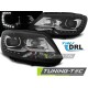 VW TOURAN II 08.10-15 черная Оптика альтернативная передняя TRU DRL